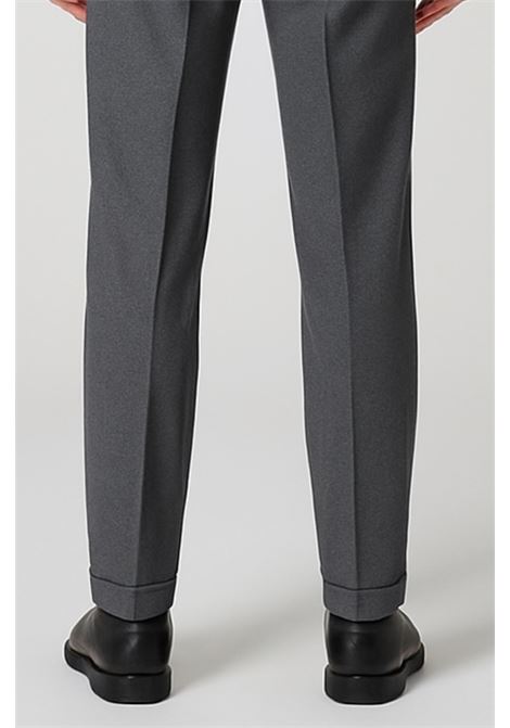 Pantaloni PT Torino Master in Lana Vergine Stretch  Grigio Scuro PT TORINO | Pantaloni | COAFMAZA0CL10240